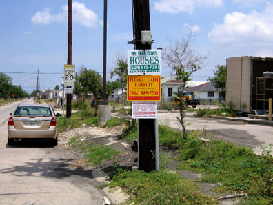 We saw signs like this virtually everywhere