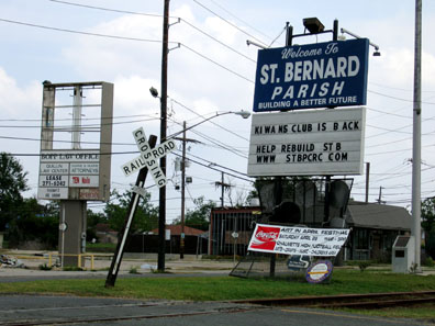 There are a few more signs of life in St. Bernard Parish. The returnees are determined to rebuild
